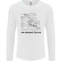 Microscope Original Sellfie Funny Biology Mens Long Sleeve T-Shirt White