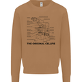 Microscope Original Sellfie Funny Biology Mens Sweatshirt Jumper Caramel Latte