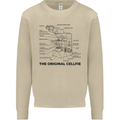 Microscope Original Sellfie Funny Biology Mens Sweatshirt Jumper Sand