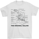 Microscope Original Sellfie Funny Biology Mens T-Shirt Cotton Gildan White
