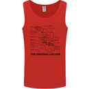 Microscope Original Sellfie Funny Biology Mens Vest Tank Top Red