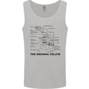 Microscope Original Sellfie Funny Biology Mens Vest Tank Top Sports Grey