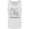Microscope Original Sellfie Funny Biology Mens Vest Tank Top White
