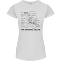 Microscope Original Sellfie Funny Biology Womens Petite Cut T-Shirt White