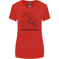 Microscope Original Sellfie Funny Biology Womens Wider Cut T-Shirt Red