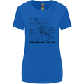 Microscope Original Sellfie Funny Biology Womens Wider Cut T-Shirt Royal Blue