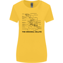 Microscope Original Sellfie Funny Biology Womens Wider Cut T-Shirt Yellow