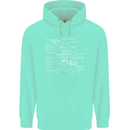 Microscope Science Biology Childrens Kids Hoodie Peppermint
