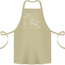 Microscope Science Biology Cotton Apron 100% Organic Khaki