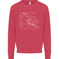 Microscope Science Biology Kids Sweatshirt Jumper Heliconia