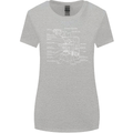 Microscope Science Biology Womens Wider Cut T-Shirt Sports Grey