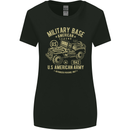 Military Base US American Army 4X4 Off Road Womens Wider Cut T-Shirt Black
