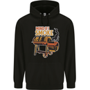 Mind if I Smoke Funny BBQ Grill Childrens Kids Hoodie Black