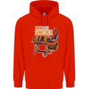 Mind if I Smoke Funny BBQ Grill Childrens Kids Hoodie Bright Red