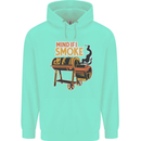 Mind if I Smoke Funny BBQ Grill Childrens Kids Hoodie Peppermint