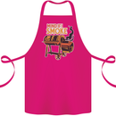 Mind if I Smoke Funny BBQ Grill Cotton Apron 100% Organic Pink