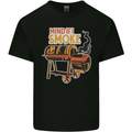 Mind if I Smoke Funny BBQ Grill Mens Cotton T-Shirt Tee Top Black