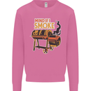 Mind if I Smoke Funny BBQ Grill Mens Sweatshirt Jumper Azalea