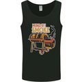 Mind if I Smoke Funny BBQ Grill Mens Vest Tank Top Black
