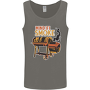 Mind if I Smoke Funny BBQ Grill Mens Vest Tank Top Charcoal