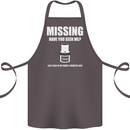 Missing 10 mm Socket Funny Plumer Mechanic Cotton Apron 100% Organic Dark Grey