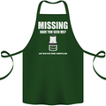 Missing 10 mm Socket Funny Plumer Mechanic Cotton Apron 100% Organic Forest Green