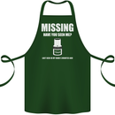 Missing 10 mm Socket Funny Plumer Mechanic Cotton Apron 100% Organic Forest Green