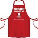 Missing 10 mm Socket Funny Plumer Mechanic Cotton Apron 100% Organic Red