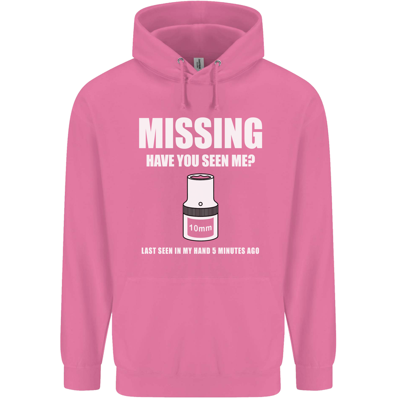 Missing 10 mm Socket Funny Plumer Mechanic Mens 80% Cotton Hoodie Azelea