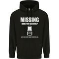 Missing 10 mm Socket Funny Plumer Mechanic Mens 80% Cotton Hoodie Black