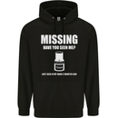 Missing 10 mm Socket Funny Plumer Mechanic Mens 80% Cotton Hoodie Black