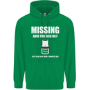 Missing 10 mm Socket Funny Plumer Mechanic Mens 80% Cotton Hoodie Irish Green
