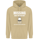 Missing 10 mm Socket Funny Plumer Mechanic Mens 80% Cotton Hoodie Sand