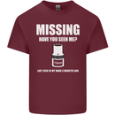 Missing 10 mm Socket Funny Plumer Mechanic Mens Cotton T-Shirt Tee Top Maroon
