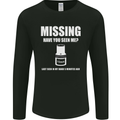 Missing 10 mm Socket Funny Plumer Mechanic Mens Long Sleeve T-Shirt Black