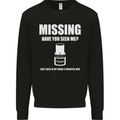 Missing 10 mm Socket Funny Plumer Mechanic Mens Sweatshirt Jumper Black