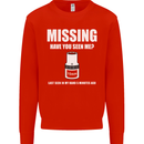 Missing 10 mm Socket Funny Plumer Mechanic Mens Sweatshirt Jumper Bright Red