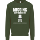Missing 10 mm Socket Funny Plumer Mechanic Mens Sweatshirt Jumper Forest Green