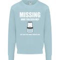 Missing 10 mm Socket Funny Plumer Mechanic Mens Sweatshirt Jumper Light Blue