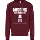 Missing 10 mm Socket Funny Plumer Mechanic Mens Sweatshirt Jumper Maroon