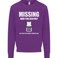 Missing 10 mm Socket Funny Plumer Mechanic Mens Sweatshirt Jumper Purple