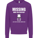 Missing 10 mm Socket Funny Plumer Mechanic Mens Sweatshirt Jumper Purple