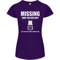 Missing 10 mm Socket Funny Plumer Mechanic Womens Petite Cut T-Shirt Purple