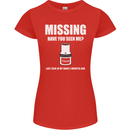 Missing 10 mm Socket Funny Plumer Mechanic Womens Petite Cut T-Shirt Red