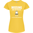 Missing 10 mm Socket Funny Plumer Mechanic Womens Petite Cut T-Shirt Yellow