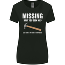 Missing Hammer Funny Carpenter DIY Builder Womens Wider Cut T-Shirt Black