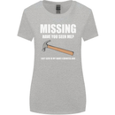 Missing Hammer Funny Carpenter DIY Builder Womens Wider Cut T-Shirt Sports Grey