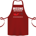 Missing Pipe Cutter Funny Plumer DIY Cotton Apron 100% Organic Maroon
