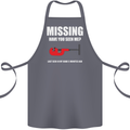 Missing Pipe Cutter Funny Plumer DIY Cotton Apron 100% Organic Steel