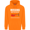 Missing Pipe Cutter Funny Plumer DIY Mens 80% Cotton Hoodie Orange